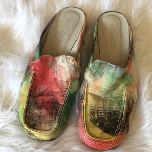 Sesto Meucci Loafers Women’s Size 5 Slip On Rainbow Colorful Shoes